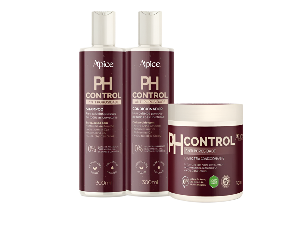 Kit Ph Control - Shampoo, Condicionador e Máscara 500g (3 itens)