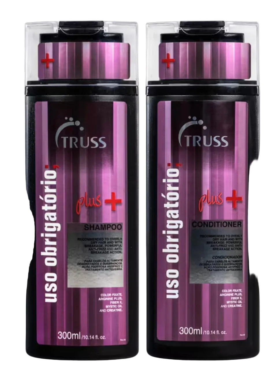 Combo Uso Obrigatório; Plus+: Shampoo 300ml + Condicionador 300ml