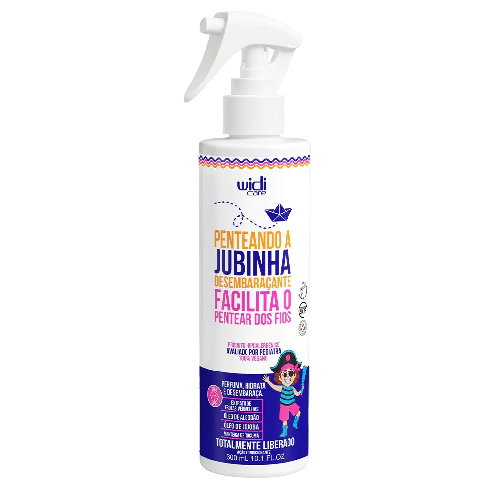 Finalizador Desembaraçante Penteando A Jubinha Spray Facilita O Pentear Dos Fios 300ml