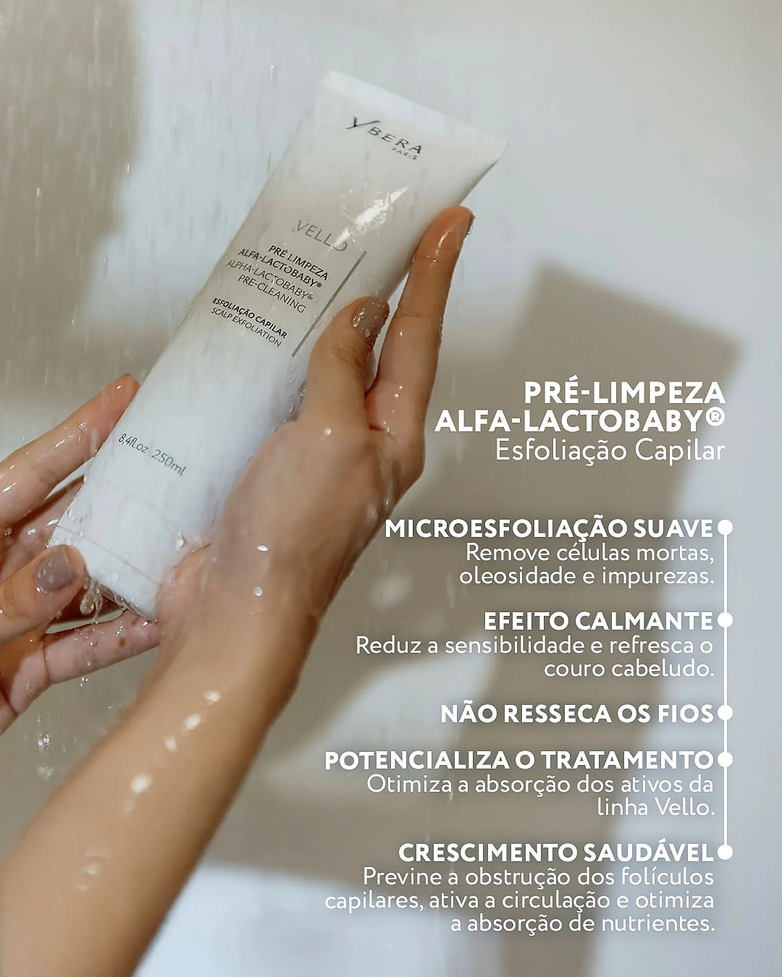 Pré Limpeza Alfa-Lactobaby Vello 250ml - Ybera