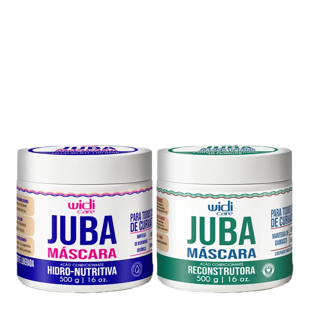 Kit Widi Care Juba - Máscara Reconstrutora + Hidro-Nutritiva 500g