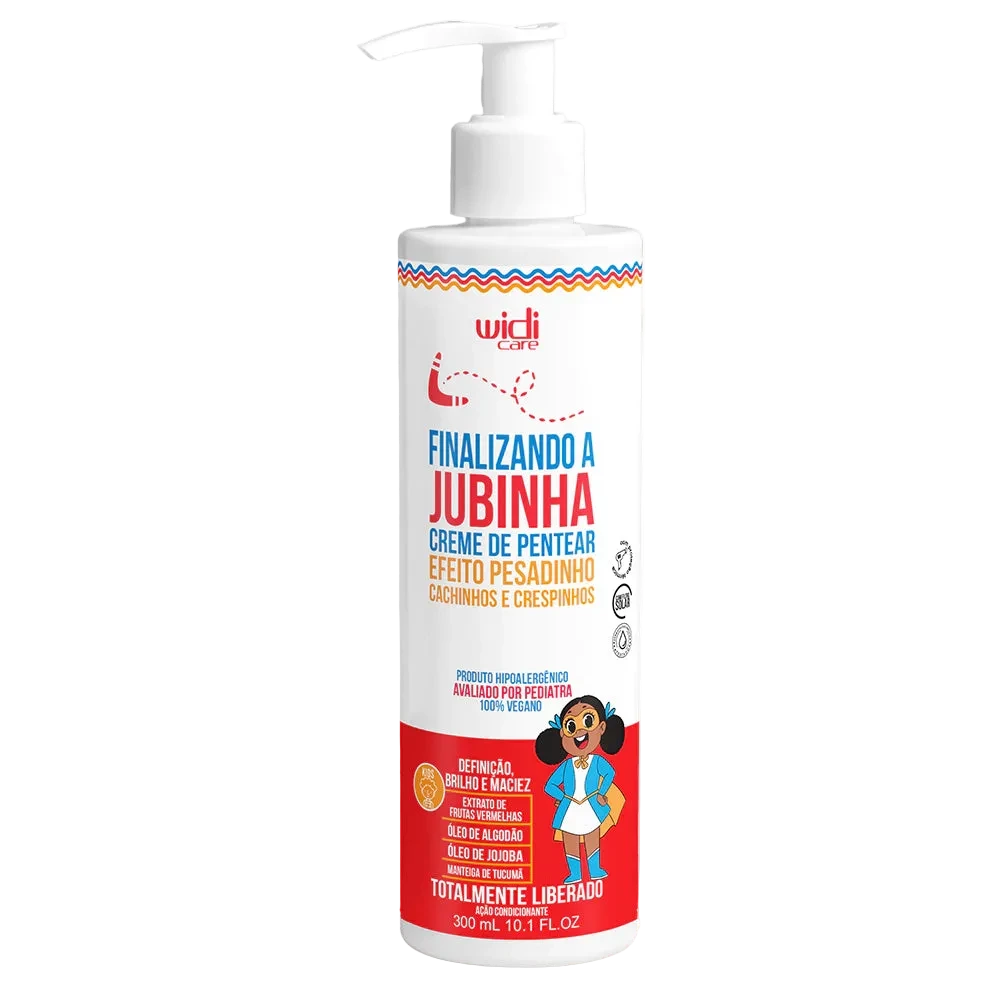 Creme de Pentear Finalizando A Jubinha Efeito Pesadinho Cachinhos E Crespinhos - 300ml